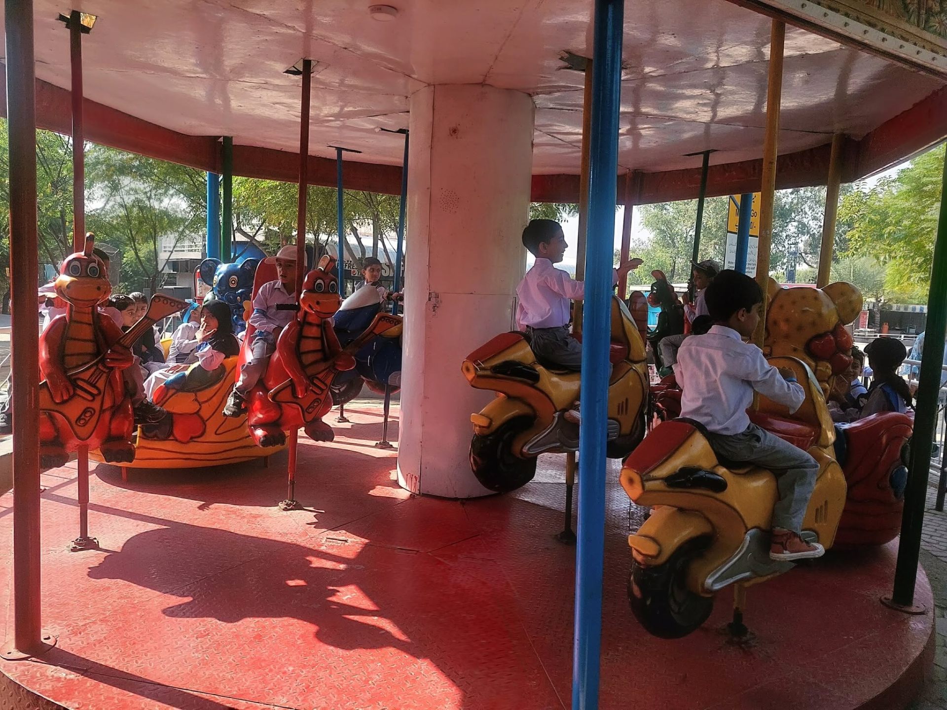 Field trip carousel ride